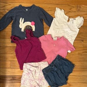 Tea Collection Kids Shirts & Tops - Navy, White, Pink, Magenta